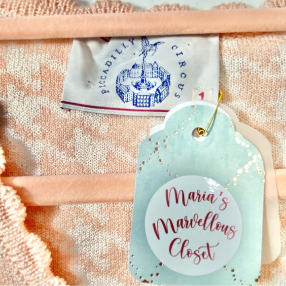 ****SOLD*** Vintage pink and white houndstooth cardigan - Picture 7 of 8